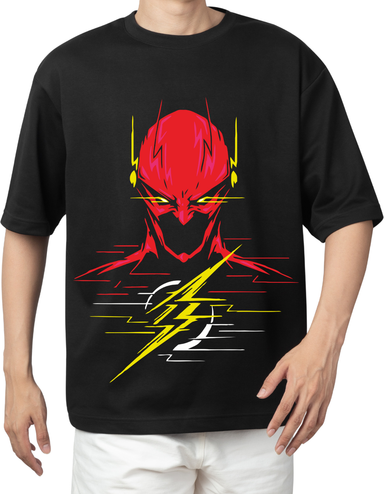 Flash Velocity Tee – PSYT Oversized DC Speedforce Edition